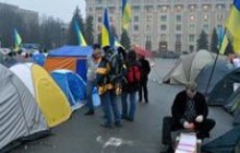 Жителі наметового містечка в Харкові продовжуватимуть акцію протесту