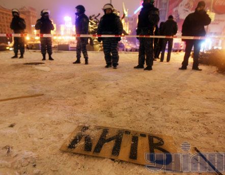 Ликвидация палаточного городка на Майдане (фоторепортаж)