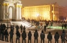 На Майдане оставили «Беркут»