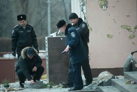 Вибухом пам'ятник Сталіну повністю знищено (фото)