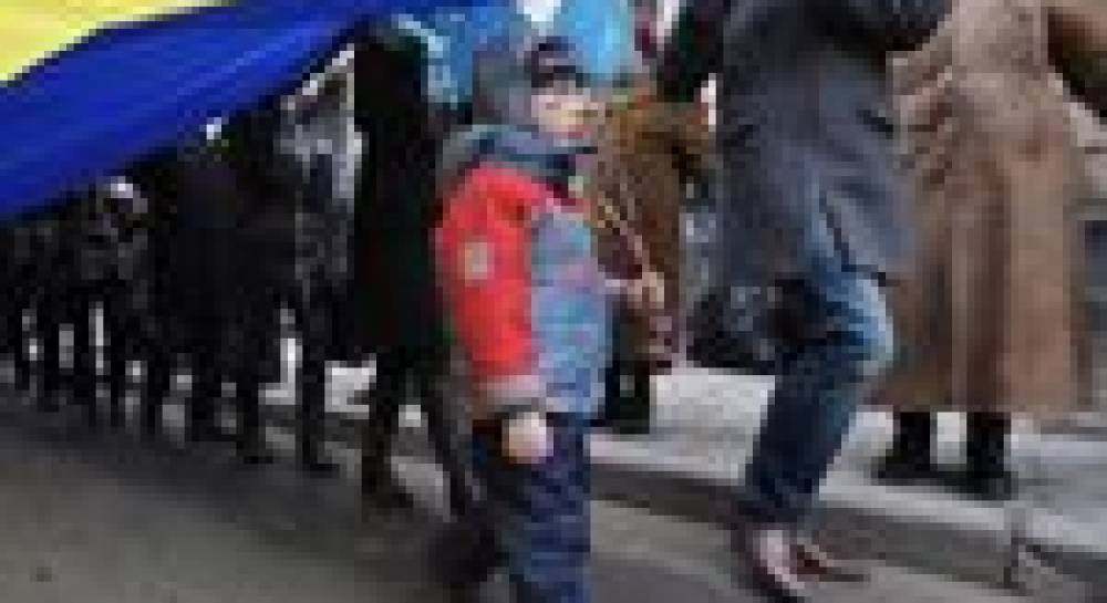 День Соборності: Янукович лаяв опозицію, Тимошенко закликала об'єднатися заради зміни влади (фоторепортаж)