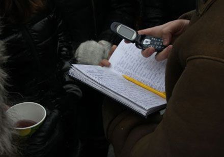 За мітинг на підтримку Януковича платили по 100 гривень (фото)