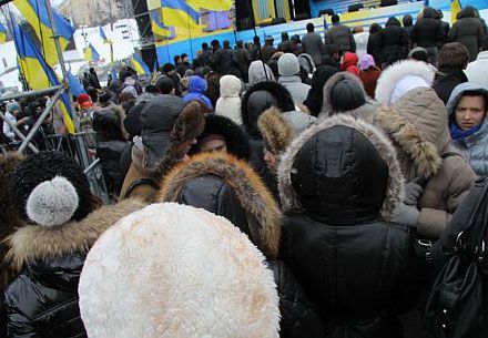 За мітинг на підтримку Януковича платили по 100 гривень (фото)