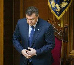 Віктор Янукович під час засідання Верховної Ради. Київ, 7 квітня 