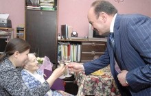 Цимбалюк привітав із 100-літнім ювілеєм львів’янку