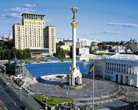 Пожежа в готелі над Майданом (фото)