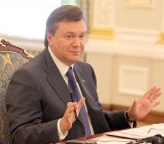 Виктор Янукович во время заседания Совета инвесторов. Киев, 23 июня