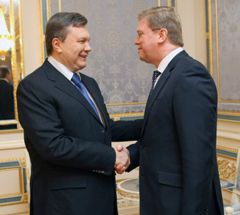 Віктор Янукович і Штефан Фюле 