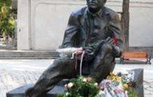 Жванецький відкриває пам'ятник Бабелю в Одесі (фото)