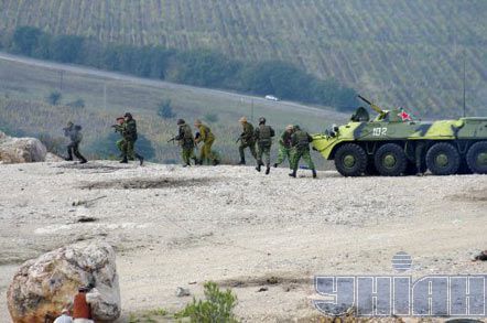 Реконструкція бою в Афганістані (фоторепортаж)