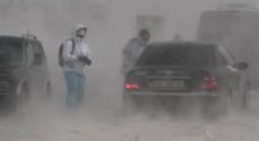 Крым. Занесенные снегом