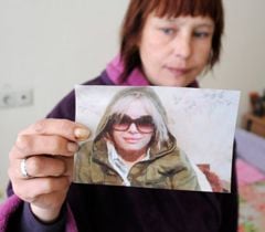 Мать Оксаны Макар  в выделенной ей палате в Институте неотложной хирургии имени Гусака в Донецке. 22 марта