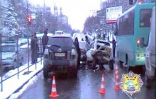 Наркоман розбив три автівки (фото)