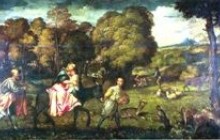 Полотно Тициана "Бегство в Египет" представили в Эрмитаже