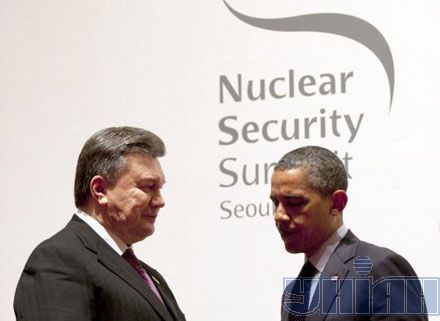 Виктор Янукович и Барак Обама