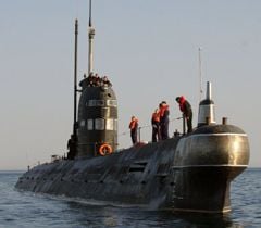 Подводная лодка ВМС Украины «Запорожье» в Севастополе