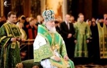 В праздник Входа Господня в Иерусалим предстоятель РПЦ совершил Божественную литургию
