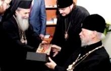 Митрополит Владимир встретился с Патриархом Иерусалимским Феофилом III