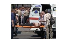 Из-за терактов в Днепропетровске перекрыт мост и перебои с мобильной связью (репортаж)