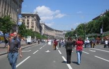 В ночь на субботу перекроют движение на Крещатике