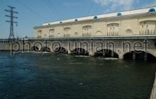 Ночью искали бомбу на Каховской ГЭС