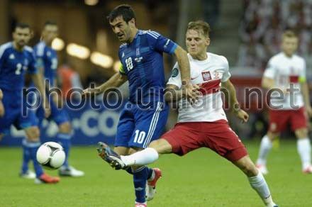 Перший матч Євро-2012 між збірними Польщі і Греції завершився нічиєю - 1:1