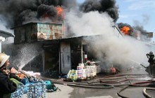 Тяжилівський ринок загорівся через зварювальні роботи. Оновлено