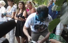 Власенка знову облили зеленкою: втретє