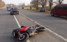 Збитий мотоцикліст поїхав додому