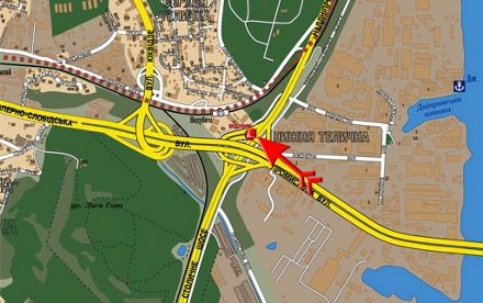 Транспортная развязка Южного моста, схема с сайта patison.com.ua Транспортная развязка Южного моста, схема с сайта patison.com.ua