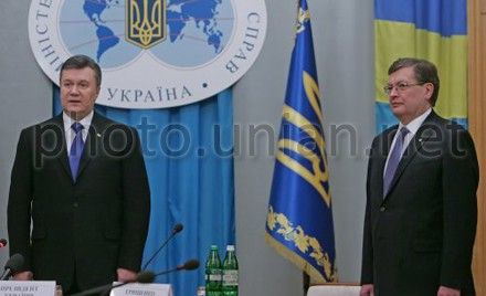 Виктор Янукович и Константин Грищенко