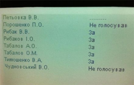 ”Тушки” голосують / Фото народного депутата Андрія Шевченка ”Тушки” голосують / Фото народного депутата Андрія Шевченка
