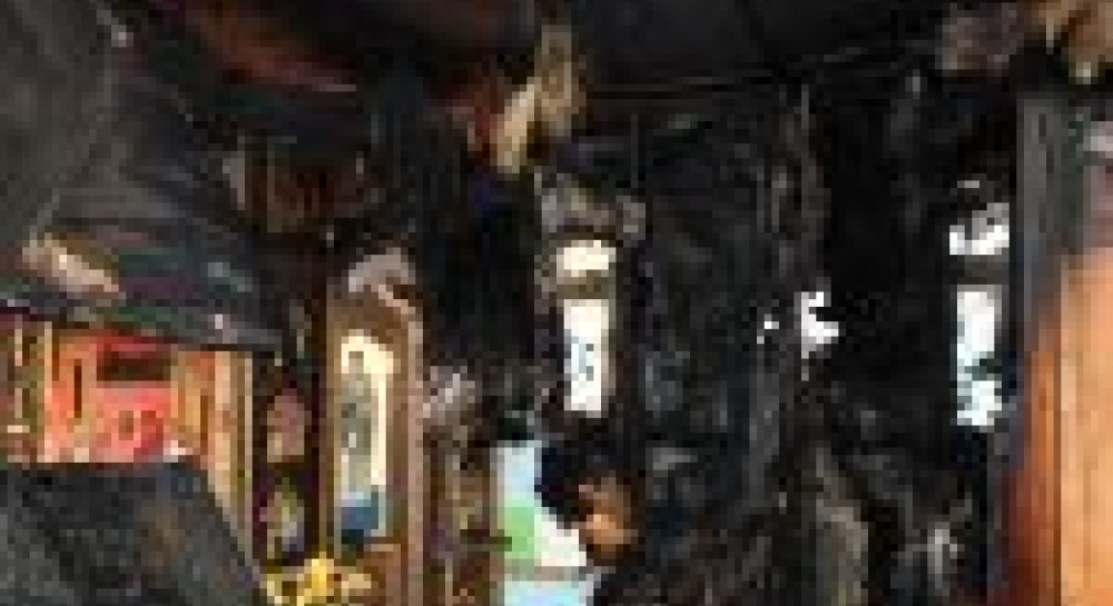 У Києві скоєно підпал церкви в Десятинному монастирі