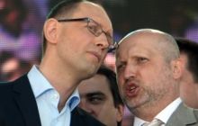 Турчинов розповів, як прокопувався крізь замети, Яценюк - як штовхав машини