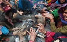 В Индии от холода погибло уже более 100 человек