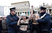 Українські християни в Італії вибачились за провокацію Femen (фото)