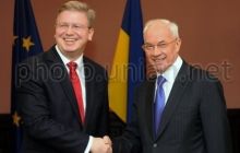 Азаров сьогодні зустрінеться з Фюле і Ештон