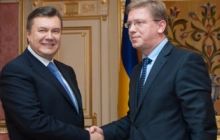 Янукович запевняє Фюле, що заради Угоди з ЄС готовий до компромісів