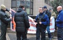 Депутати від “Батьківщини” спробували провести пікет саміту Україна-ЄС в Брюсселі (фото)