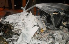 В Киеве BMW врезался в дерево: двое погибших