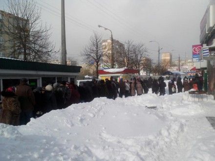 В Киеве наблюдается дефицит хлеба