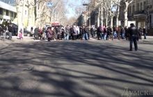 Інвестори довгобудів перекрили центр Одеси: рух транспорту паралізовано