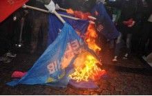 Свободовца, который сжег флаг ПР, посадили в СИЗО на 5 суток