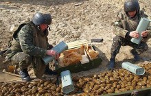 На Новомосковському полігоні проводиться утилізація гранат