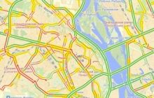 Київ знову стоїть у багатокілометрових заторах