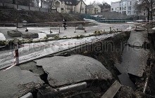 На шести участках Киева из-за оползней объявлена чрезвычайная ситуация