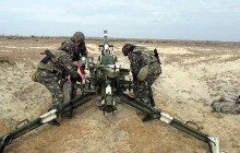 Житомирские десантники провели боевые стрельбы из миномета