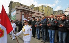 В Одесі відбулося урочисте відправлення призовників на військову службу