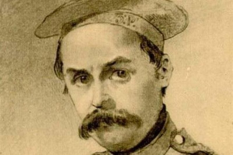 Тарас Шевченко в 1847 году / автопортрет