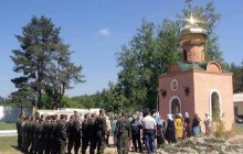 На Харківщині у військовій частині відкрили каплицю Святого Георгія Побідоносця